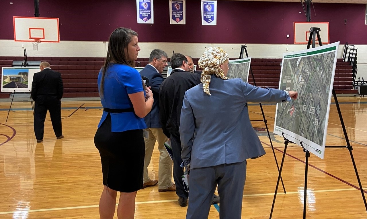 Photo from the Hennessy-Perkins Connector public meeting