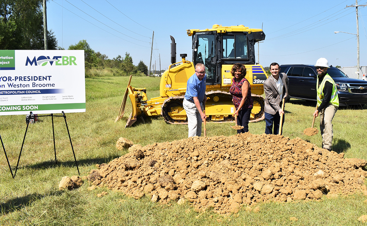 South Choctaw Drive (Flannery – Central Thruway) Project ground break
