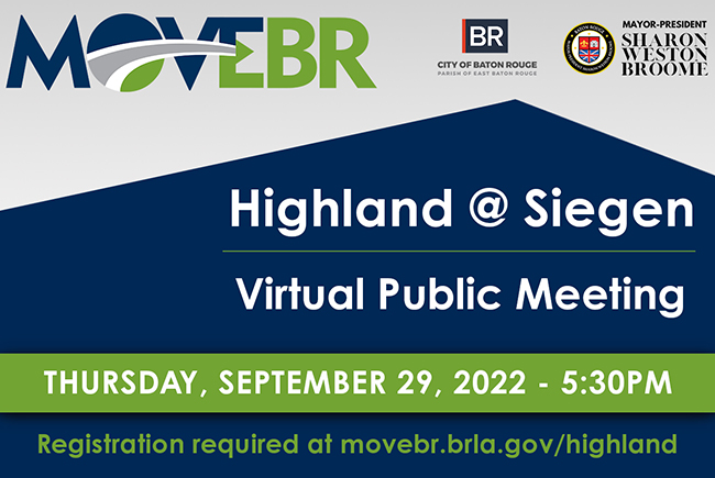 Highland at Siegen Virtual Public Meeting