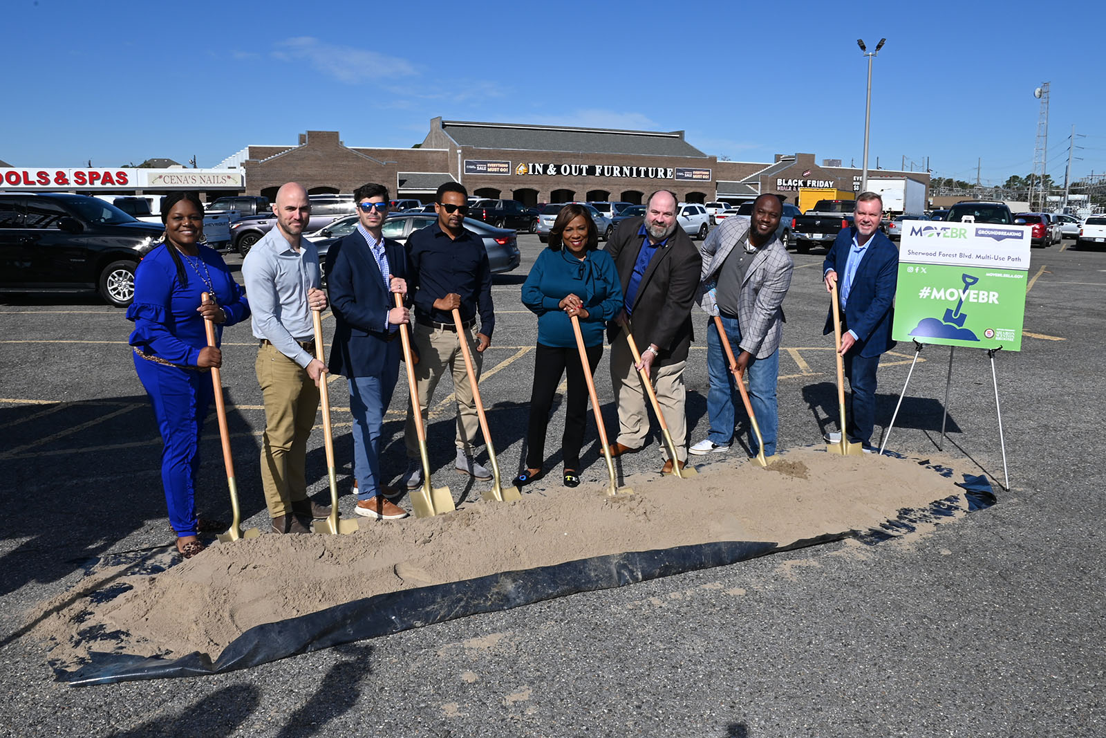 Sherwood Forest Blvd. Multi-Use Path Groundbreaking